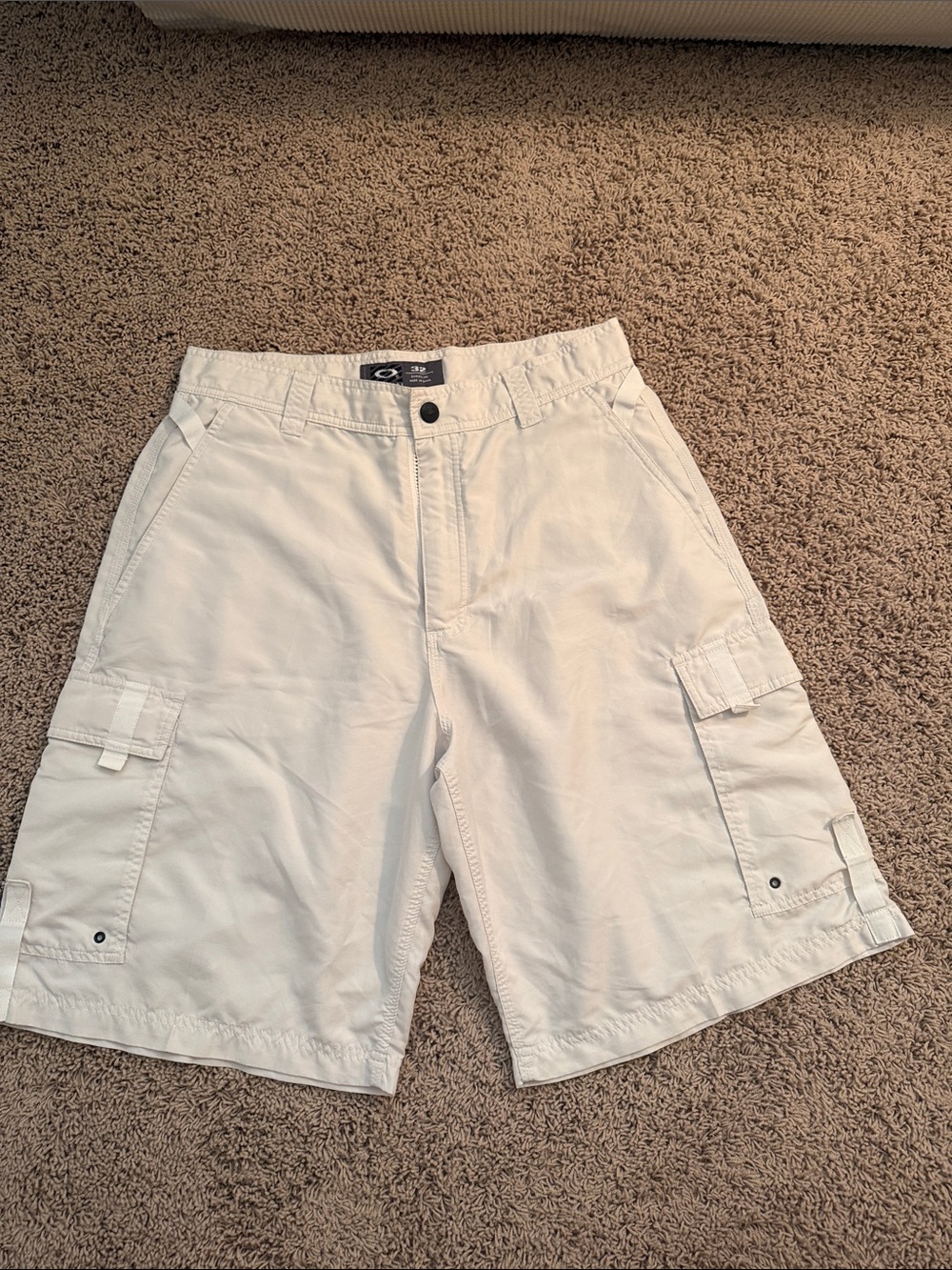 Oakley Men's White Cargo Shorts